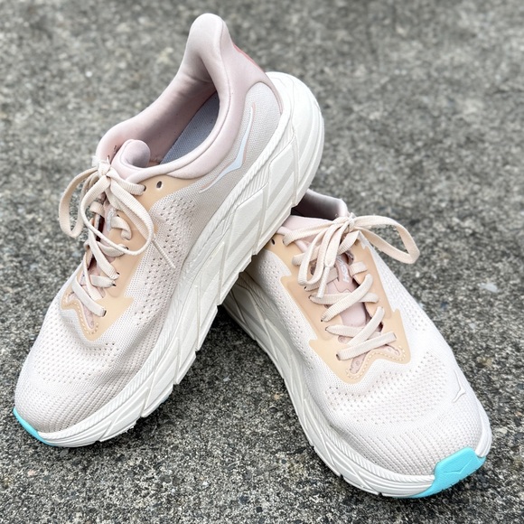 Hoka Arahi 7 Women's Running Shoes - Light Pink/Beige Women’s size 8.5 Men’s 7.5 - Picture 8 of 11